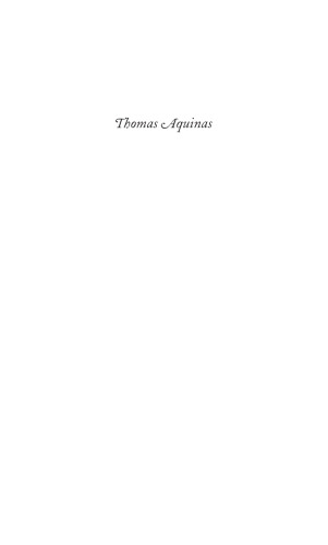 Thomas Aquinas: A Portrait