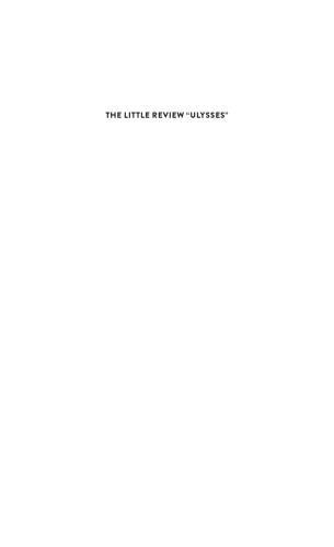 The Little Review "Ulysses"