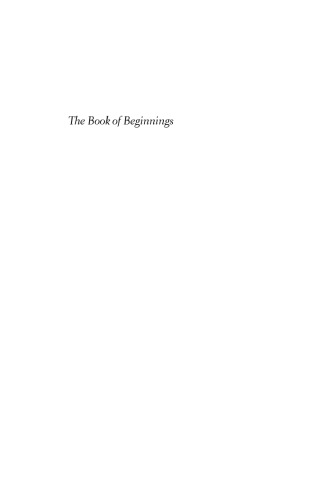 The Book of Beginnings
