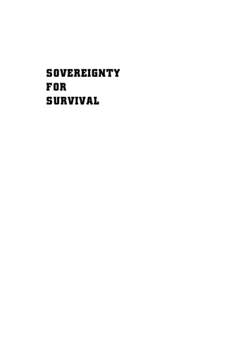 Sovereignty for Survival: American Energy Development and Indian Self-Determination