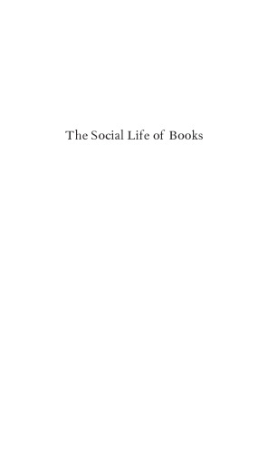The Social Life of Books: Reading Together in the Eighteenth-Century Home