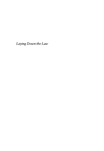 Laying Down the Law: A Study of the Theodosian Code