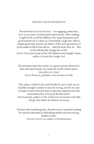 Randomistas: How Radical Researchers Are Changing Our World