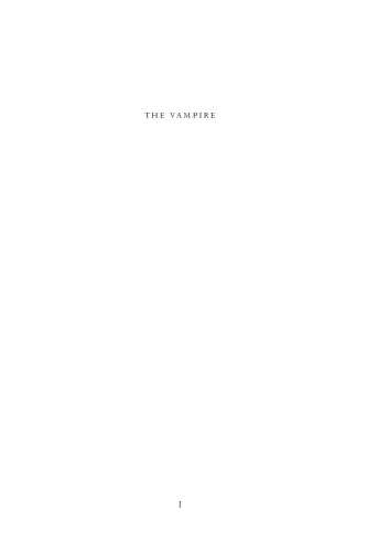 The Vampire: A New History