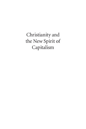 Christianity and the New Spirit of Capitalism