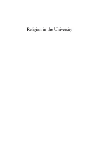 Religion in the University
