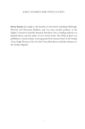 Early Modern European Society, Third Edition