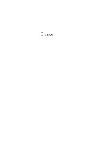 Crassus: The First Tycoon