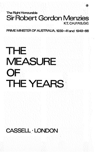 The Measure of the Years