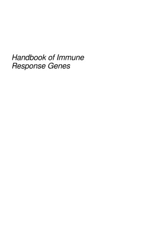 Handbook of Imune Response Genes
