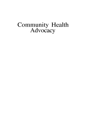 Community Health Advocacy