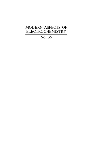 Modern Aspects of Electrochemistry No. 36