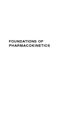Foundations of Pharmacokinetics