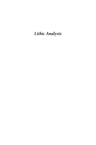 Lithic Analysis