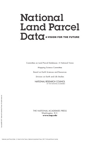National Land Parcel Data: A Vision for the Future