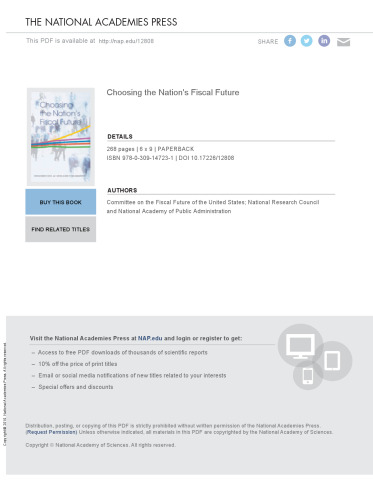 Choosing the Nation's Fiscal Future