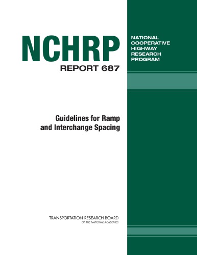 Guidelines for ramp and interchange spacing