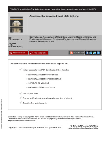Assessment of Advanced Solid-State Lighting