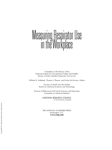 Measuring Respirator Use in the Workplace