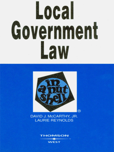 Local Government Law in a Nutshell