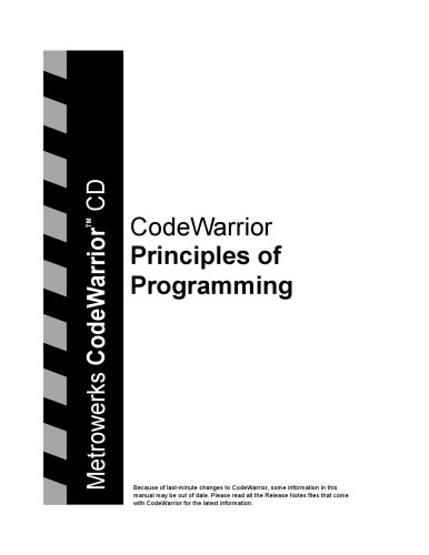 Principles of programming