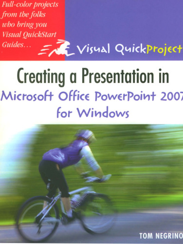 Creating a Presentation in Microsoft Office Powerpoint 2007 for Windows