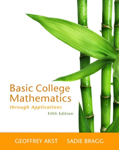 Basic college mathematics through applications