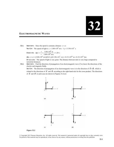 Instructor's Solutions Manual to University Physics