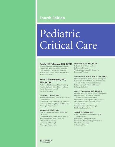 Fuhrman & Zimmerman's Pediatric Critical Care