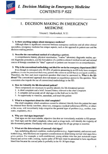 Emergency medicine secrets