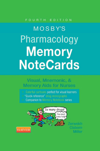 Mosby's Pharmacology Memory NoteCards