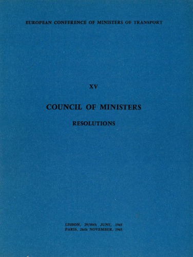 Council of ministers resolution