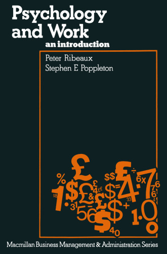 Psychology and Work: an introduction