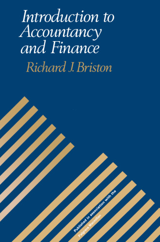 Introduction to Accountancy and Finance