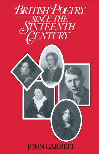 British Poetry Since the Sixteenth Century: A Students’ Guide