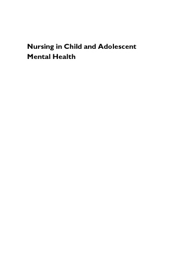 Nursing in Child and Adolescent Mental Health