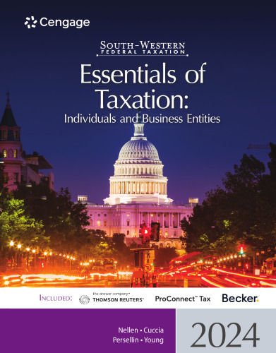 South-Western Federal Taxation 2024, Essentials of Taxation, Individuals and Business Entities
