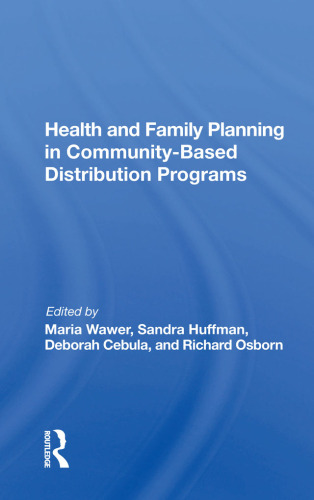 Health And Family Planning In Community-based Distribution Projects