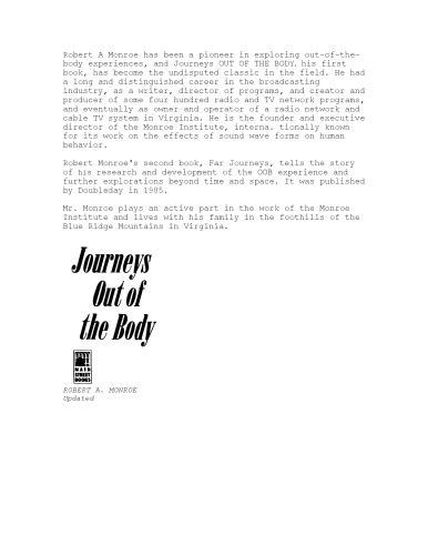 Journeys Out of the Body