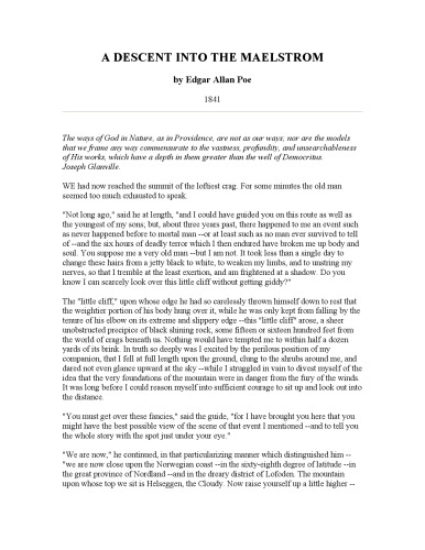 Complete Stories and Poems of Edgar Allan Poe
