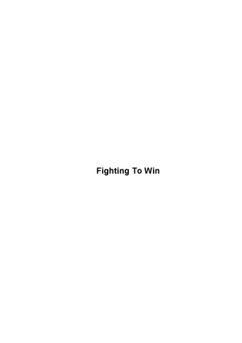 Fighting to Win