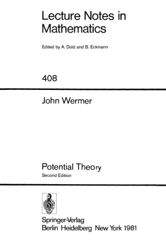 Potential Theory