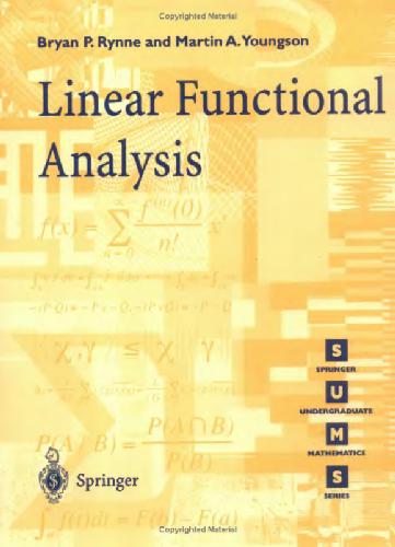 Linear Functional Analysis