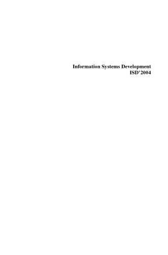 Information Systems Development: Advances in Theory, Practice, and Education