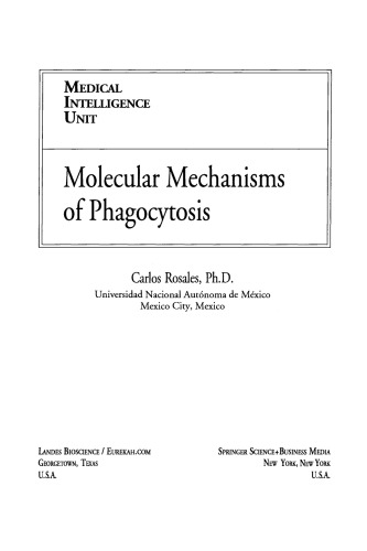 Molecular Mechanisms of Phagocytosis