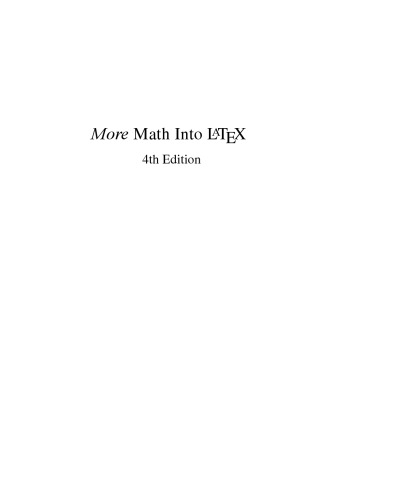 More math into LATEX
