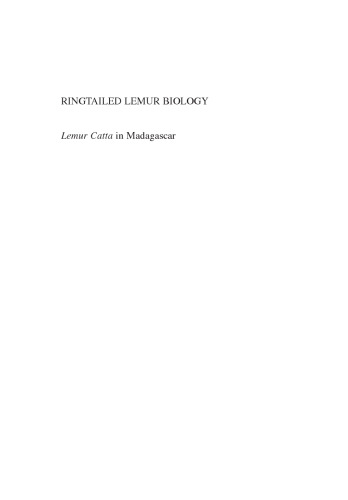 Ringtailed Lemur Biology: Lemur Catta in Madagascar