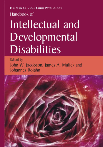 Handbook of Intellectual and Developmental Disabilities