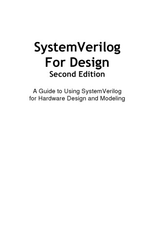 System Verilog For Design