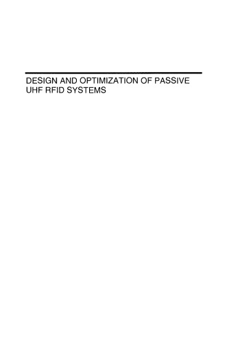 Design and Optimization of Passive UHF RFID Systems